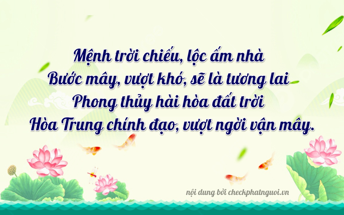 Bài thơ ý nghĩa cho <b>biển số 72A-79178</b> tại website checkphatnguoi.vn