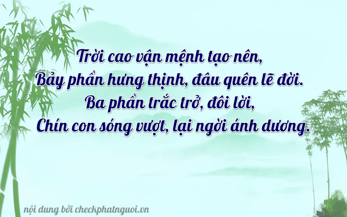 Bài thơ ý nghĩa cho <b>biển số 72A-79328</b> tại website checkphatnguoi.vn