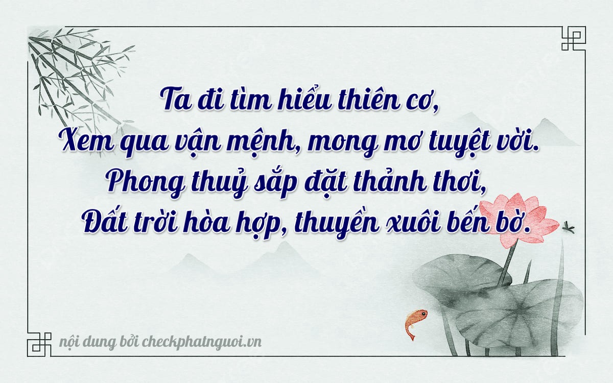 Bài thơ ý nghĩa cho <b>biển số 72A-80604</b> tại website checkphatnguoi.vn