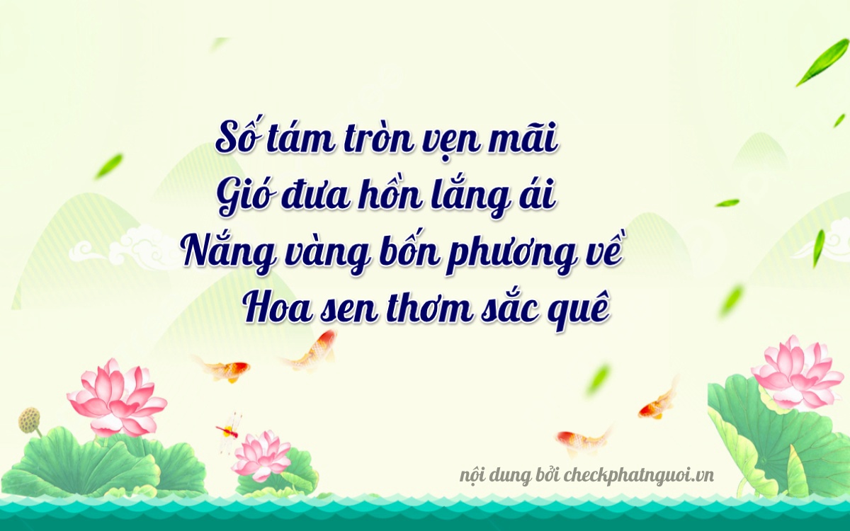 Bài thơ ý nghĩa cho <b>biển số 72A-82467</b> tại website checkphatnguoi.vn