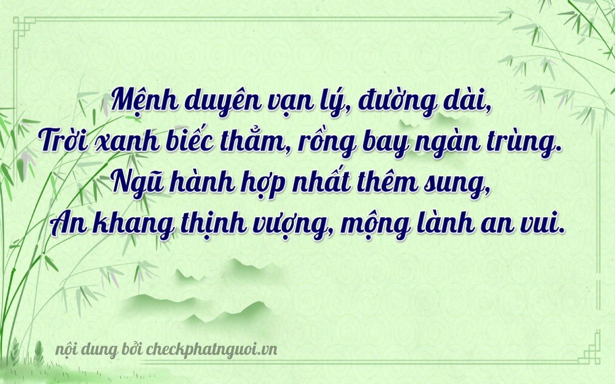 Bài thơ ý nghĩa cho <b>biển số 72A-85602</b> tại website checkphatnguoi.vn
