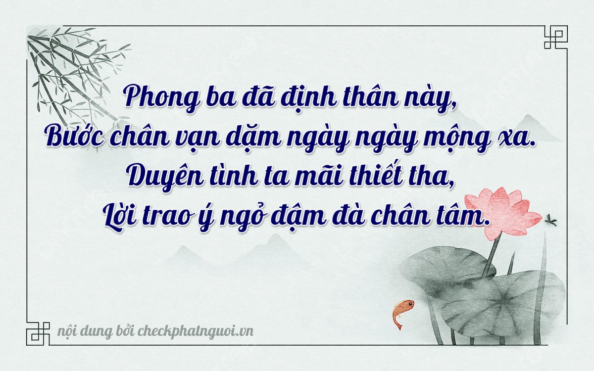 Bài thơ ý nghĩa cho <b>biển số 72AA-04008</b> tại website checkphatnguoi.vn