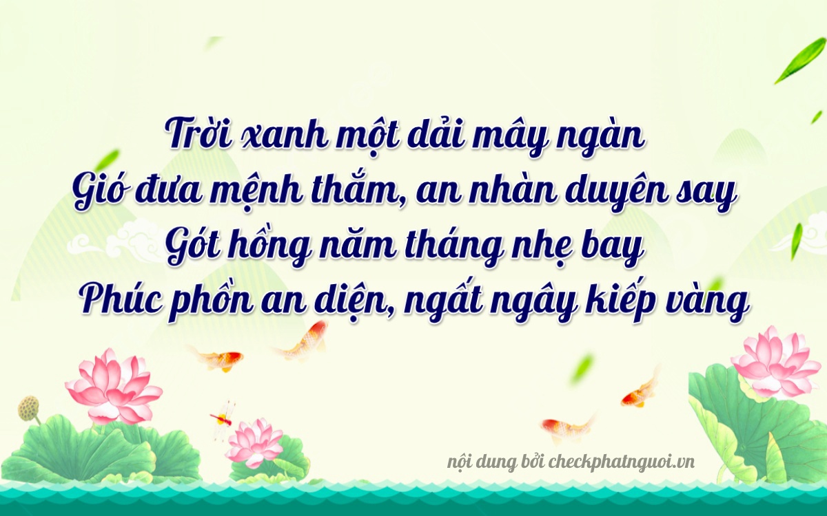 Bài thơ ý nghĩa cho <b>biển số 72AA-13532</b> tại website checkphatnguoi.vn
