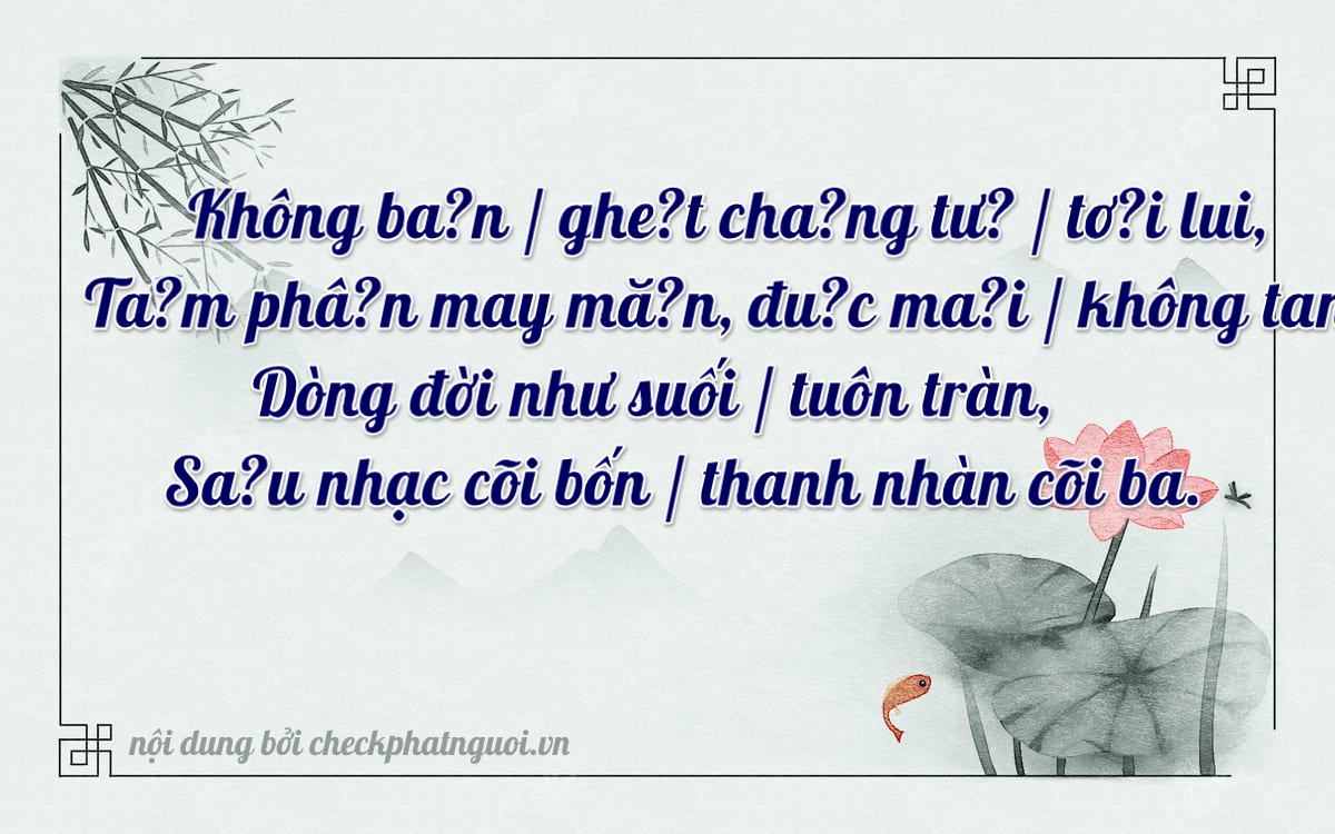 Bài thơ ý nghĩa cho <b>biển số 72AC-08634</b> tại website checkphatnguoi.vn