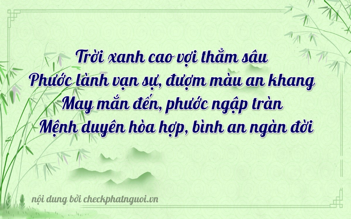 Bài thơ ý nghĩa cho <b>biển số 72AC-22079</b> tại website checkphatnguoi.vn