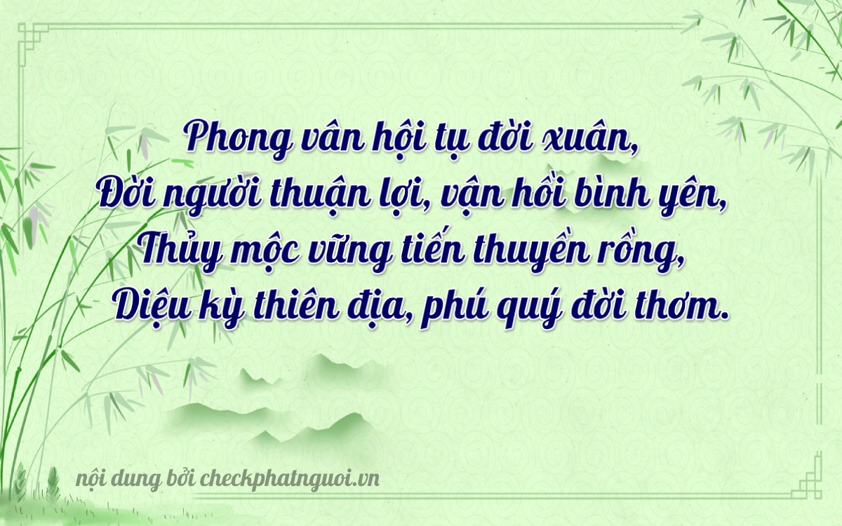 Bài thơ ý nghĩa cho <b>biển số 72AE-01919</b> tại website checkphatnguoi.vn