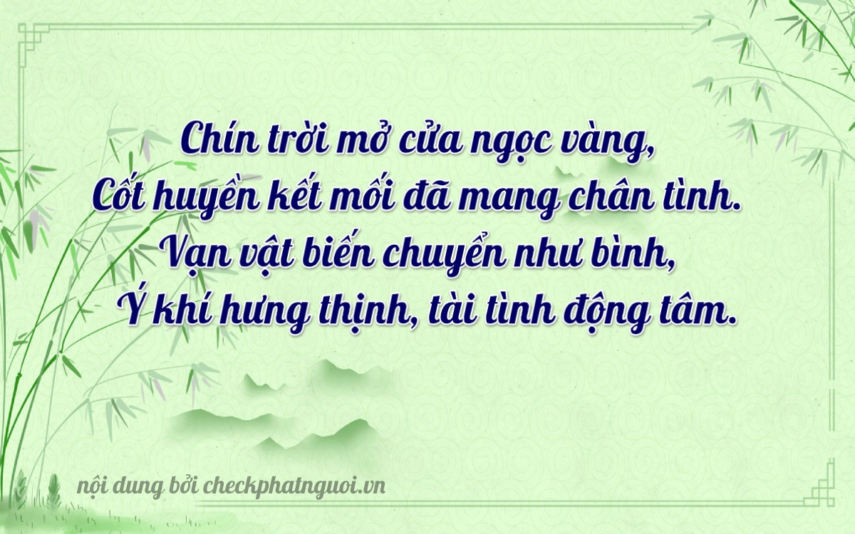 Bài thơ ý nghĩa cho <b>biển số 72AF-11572</b> tại website checkphatnguoi.vn