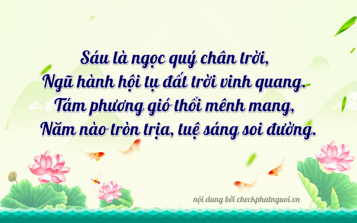 Bài thơ ý nghĩa cho <b>biển số 72AL-06085</b> tại website checkphatnguoi.vn