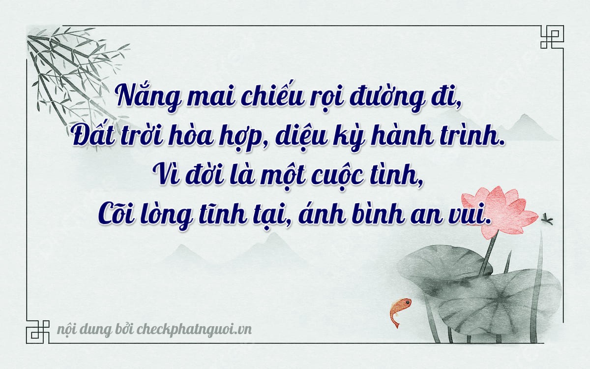 Bài thơ ý nghĩa cho <b>biển số 72AL-12912</b> tại website checkphatnguoi.vn