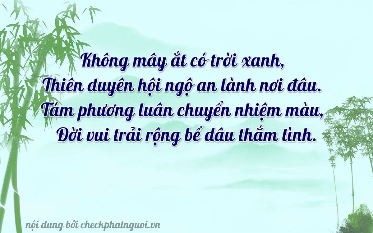 Bài thơ ý nghĩa cho <b>biển số 72B-07481</b> tại website checkphatnguoi.vn