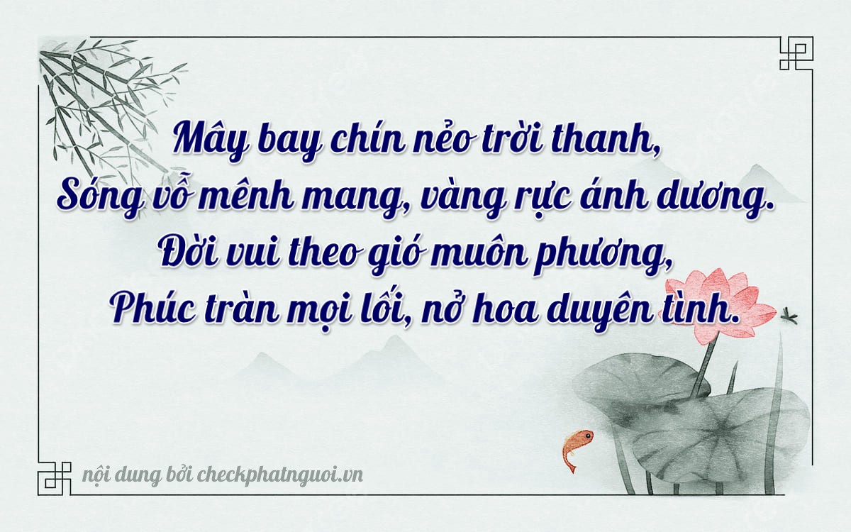 Bài thơ ý nghĩa cho <b>biển số 72C-10079</b> tại website checkphatnguoi.vn