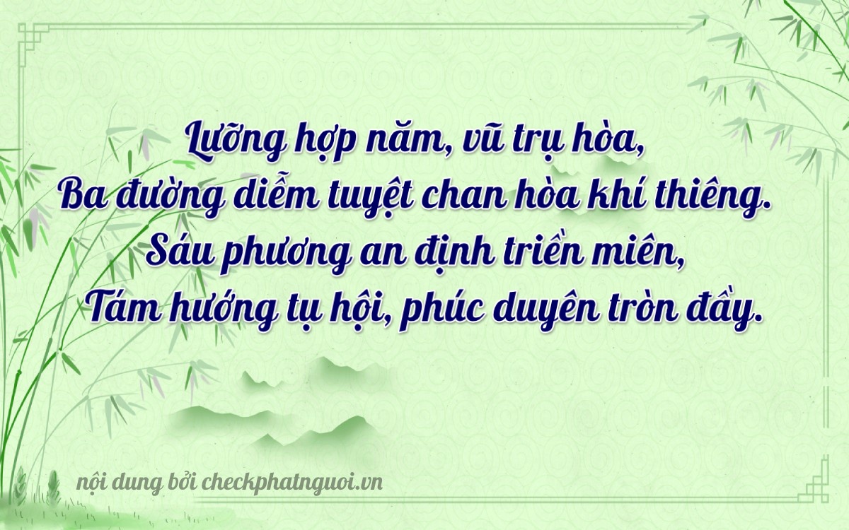 Bài thơ ý nghĩa cho <b>biển số 72C-11368</b> tại website checkphatnguoi.vn