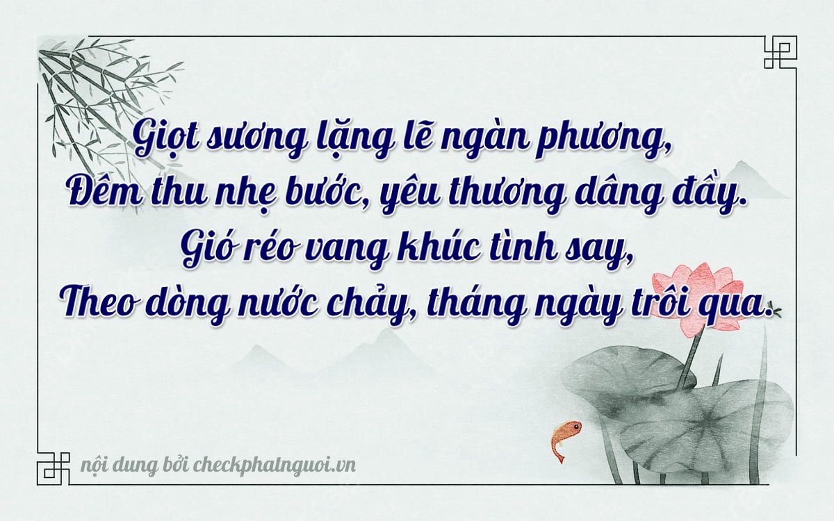 Bài thơ ý nghĩa cho <b>biển số 72C-12672</b> tại website checkphatnguoi.vn
