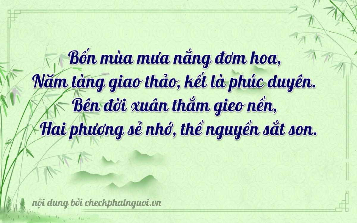 Bài thơ ý nghĩa cho <b>biển số 72C1-47323</b> tại website checkphatnguoi.vn