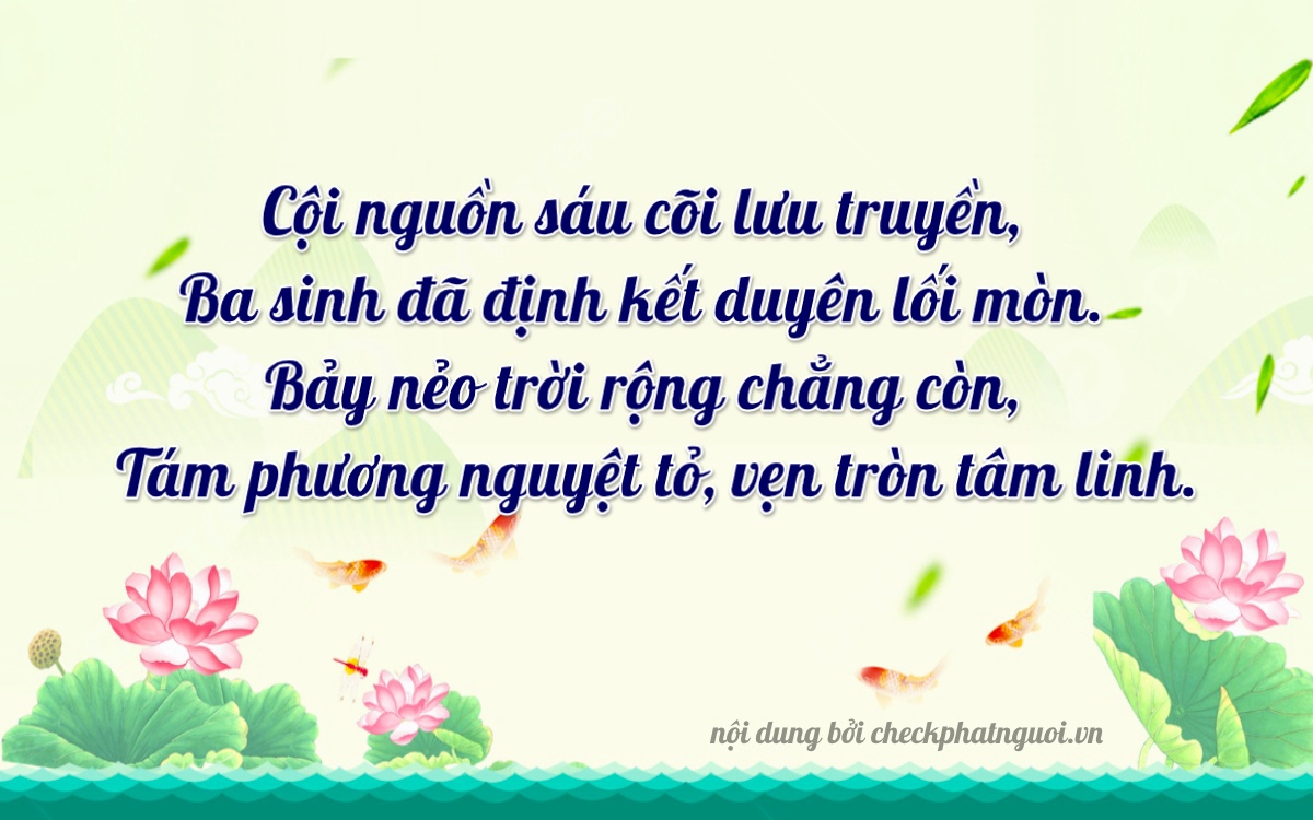 Bài thơ ý nghĩa cho <b>biển số 72C-16378</b> tại website checkphatnguoi.vn