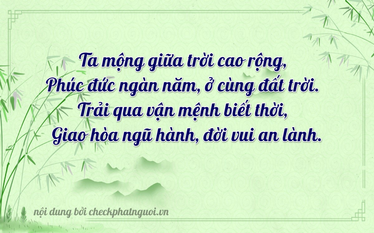 Bài thơ ý nghĩa cho <b>biển số 72C1-66666</b> tại website checkphatnguoi.vn