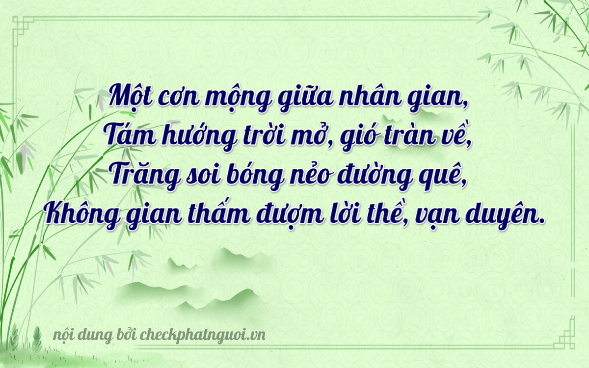 Bài thơ ý nghĩa cho <b>biển số 72C1-68630</b> tại website checkphatnguoi.vn