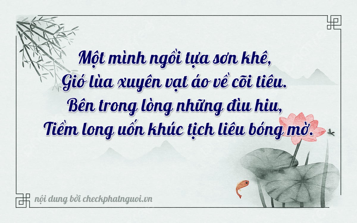 Bài thơ ý nghĩa cho <b>biển số 72C-17248</b> tại website checkphatnguoi.vn