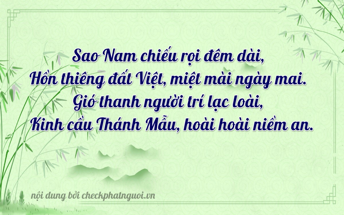 Bài thơ ý nghĩa cho <b>biển số 72C-17696</b> tại website checkphatnguoi.vn