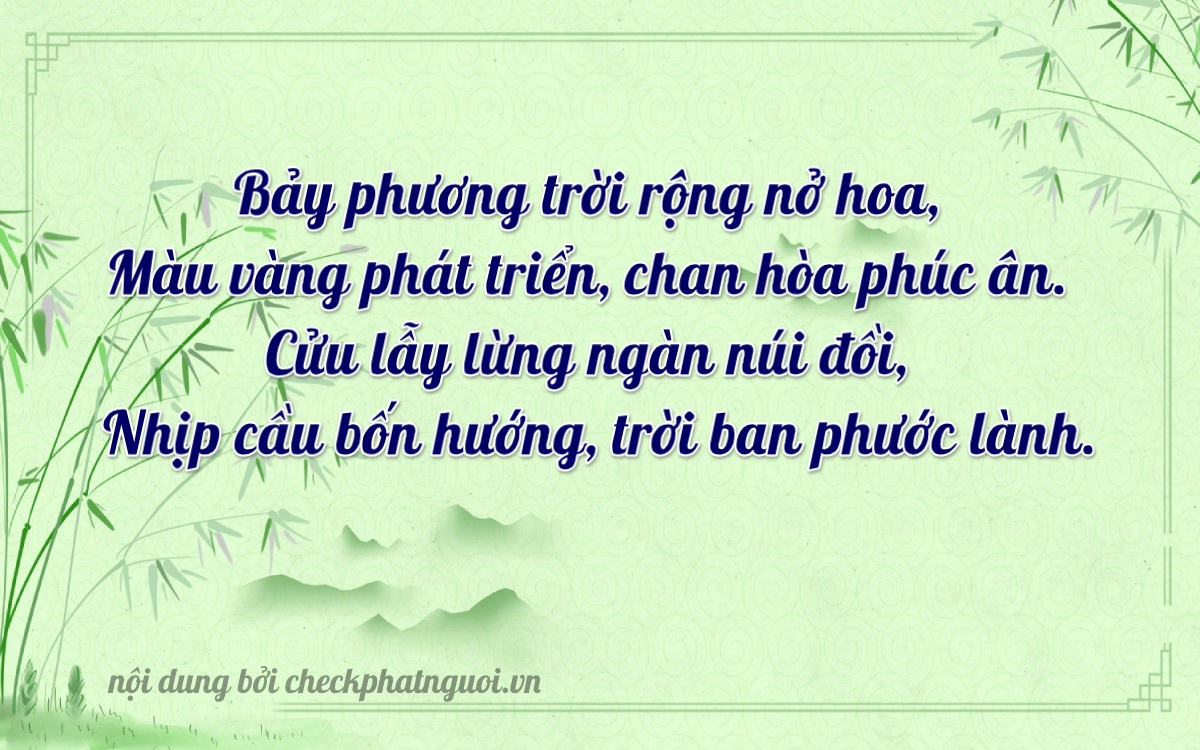 Bài thơ ý nghĩa cho <b>biển số 72C1-77942</b> tại website checkphatnguoi.vn