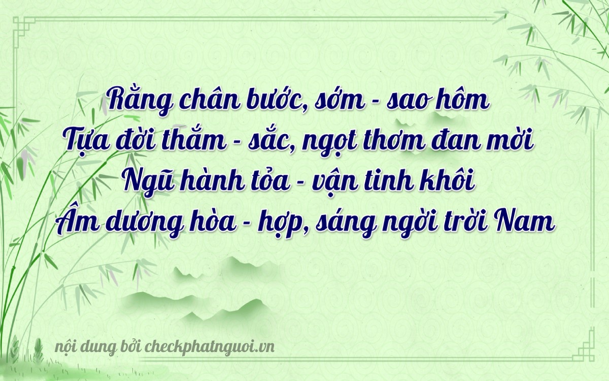 Bài thơ ý nghĩa cho <b>biển số 72C-20905</b> tại website checkphatnguoi.vn