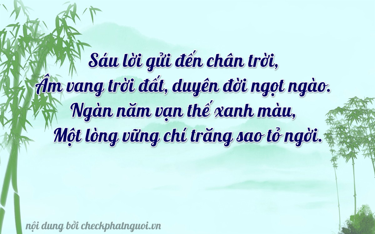 Bài thơ ý nghĩa cho <b>biển số 72C-21612</b> tại website checkphatnguoi.vn