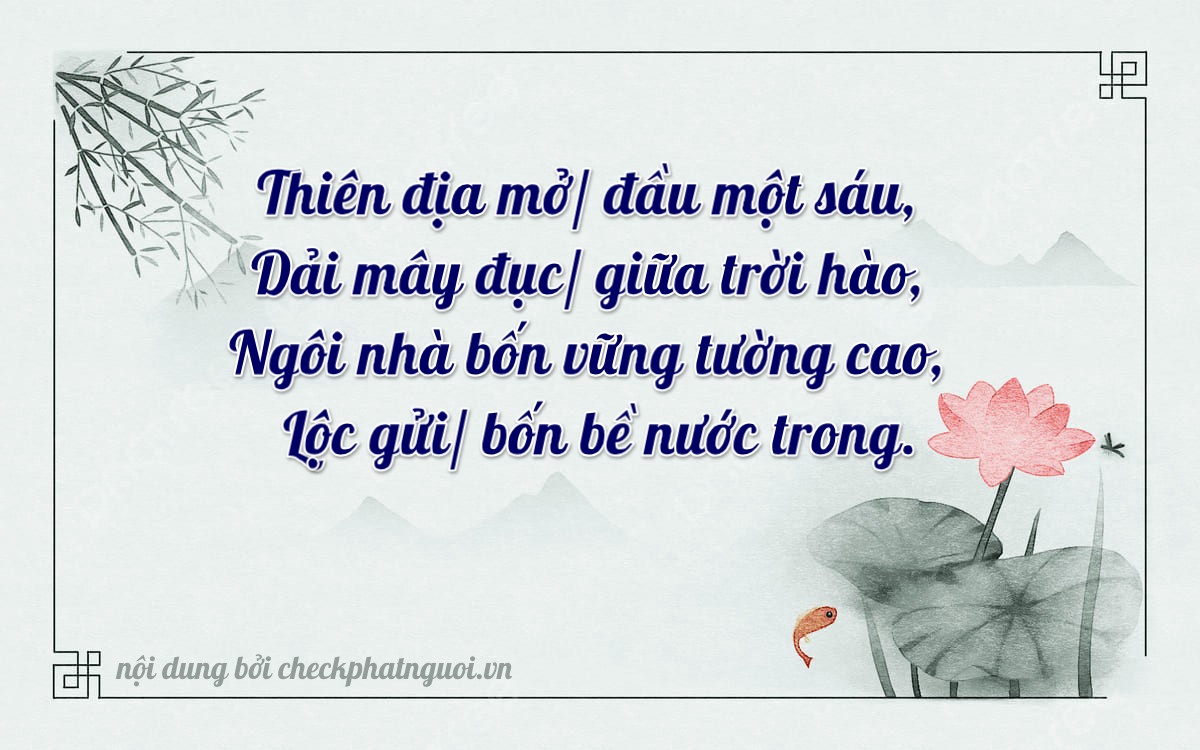 Bài thơ ý nghĩa cho <b>biển số 72C2-16484</b> tại website checkphatnguoi.vn