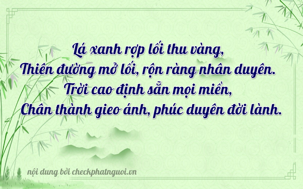 Bài thơ ý nghĩa cho <b>biển số 72C2-20808</b> tại website checkphatnguoi.vn