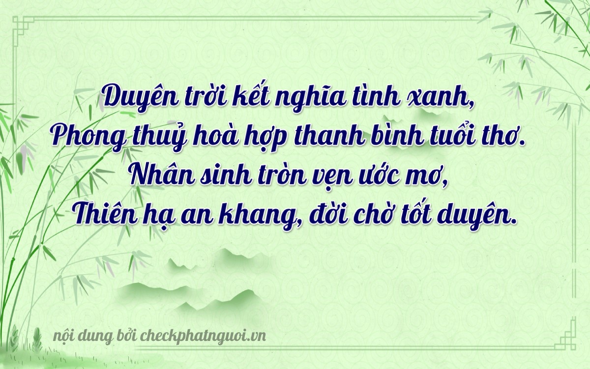 Bài thơ ý nghĩa cho <b>biển số 72C2-25217</b> tại website checkphatnguoi.vn