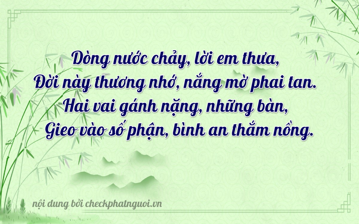 Bài thơ ý nghĩa cho <b>biển số 72C-22622</b> tại website checkphatnguoi.vn