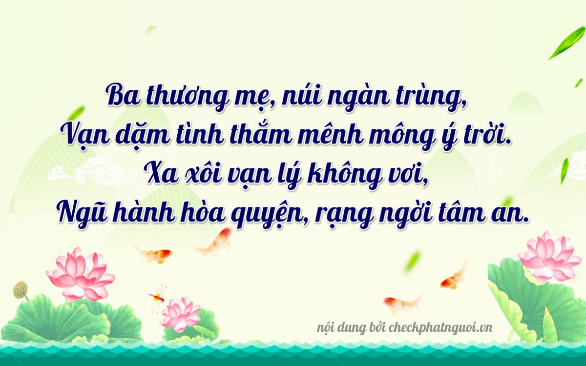 Bài thơ ý nghĩa cho <b>biển số 72C2-31839</b> tại website checkphatnguoi.vn