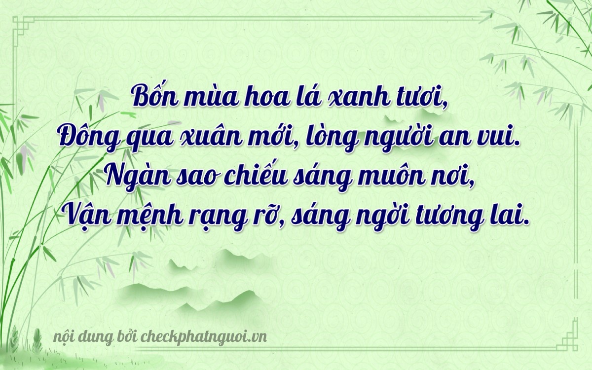 Bài thơ ý nghĩa cho <b>biển số 72C2-40298</b> tại website checkphatnguoi.vn