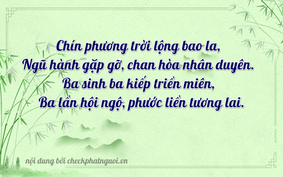 Bài thơ ý nghĩa cho <b>biển số 72C-95336</b> tại website checkphatnguoi.vn