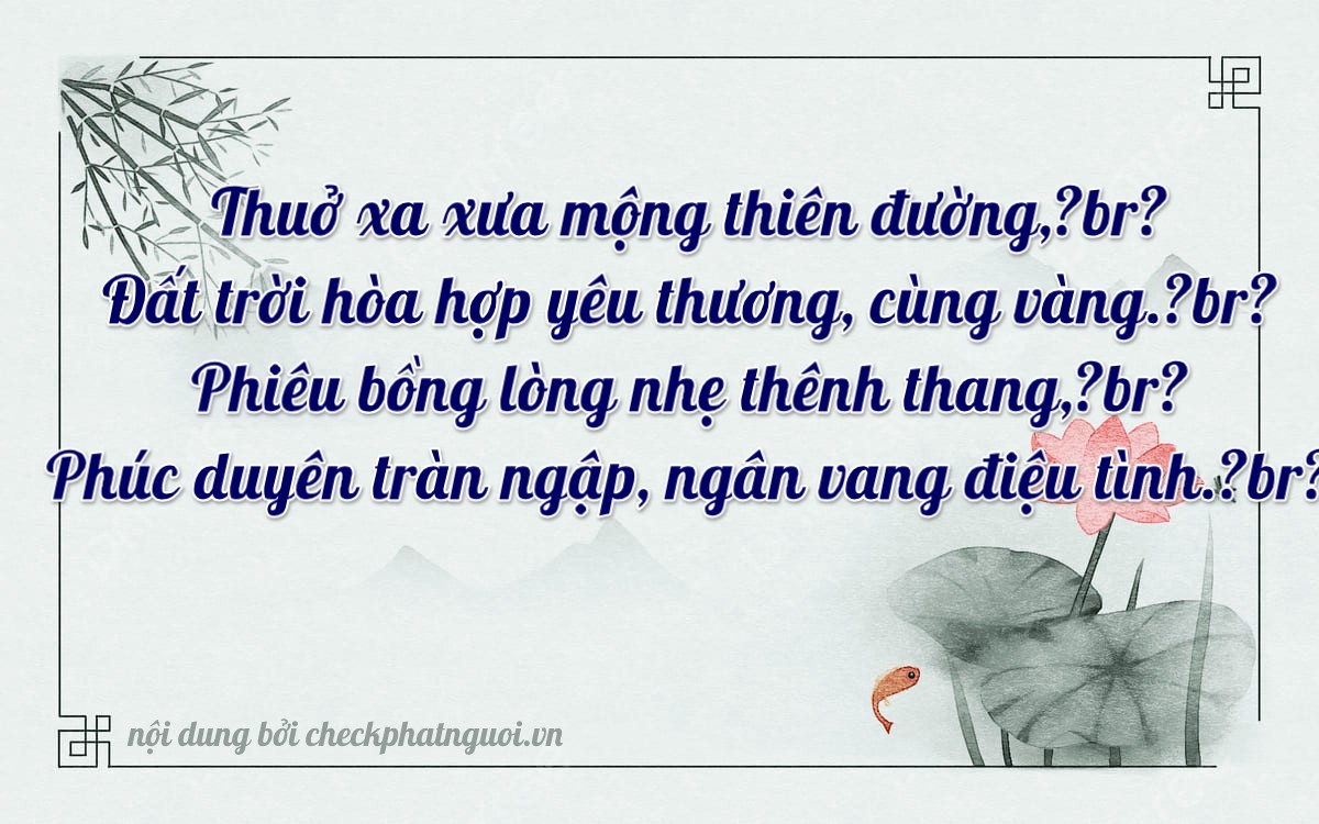 Bài thơ ý nghĩa cho <b>biển số 72D1-29608</b> tại website checkphatnguoi.vn