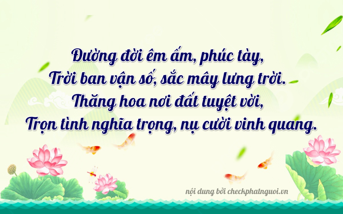 Bài thơ ý nghĩa cho <b>biển số 72E-00749</b> tại website checkphatnguoi.vn