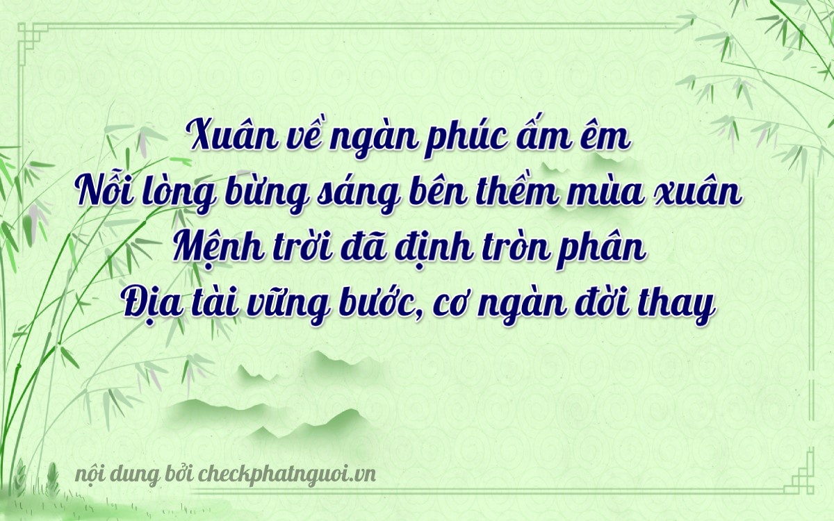 Bài thơ ý nghĩa cho <b>biển số 72E-11000</b> tại website checkphatnguoi.vn