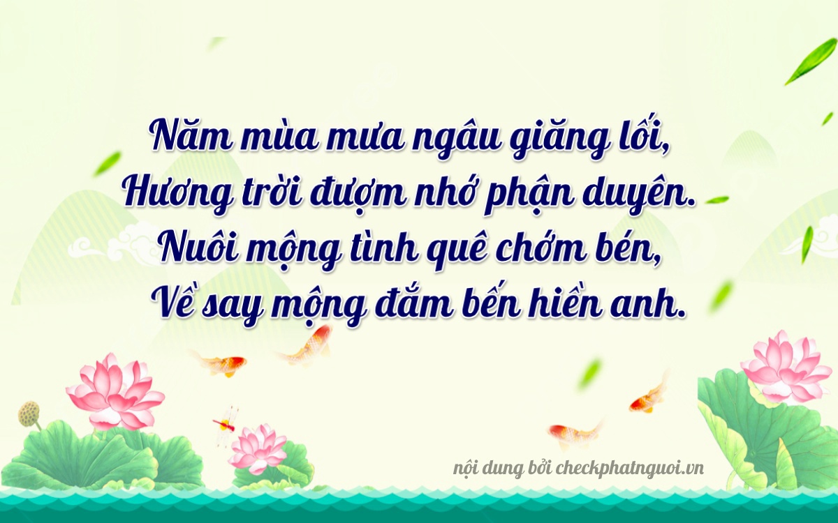 Bài thơ ý nghĩa cho <b>biển số 72E1-55166</b> tại website checkphatnguoi.vn