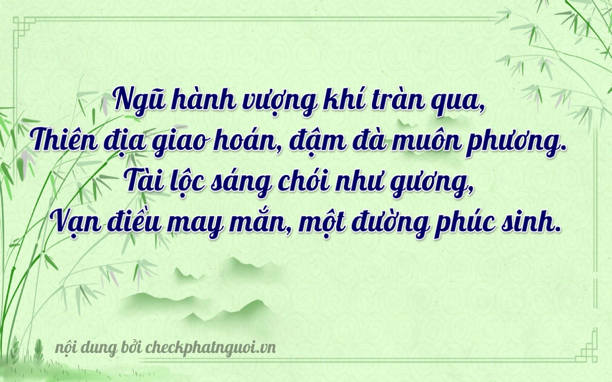Bài thơ ý nghĩa cho <b>biển số 72E1-56098</b> tại website checkphatnguoi.vn