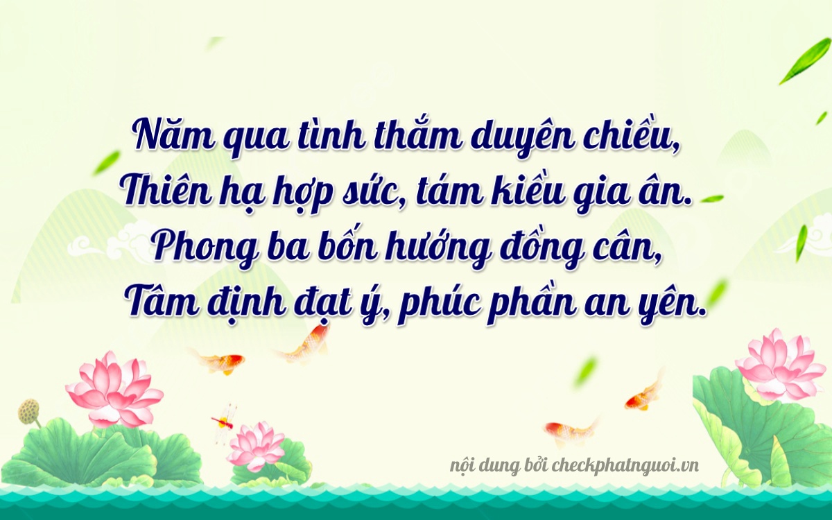 Bài thơ ý nghĩa cho <b>biển số 72E1-58284</b> tại website checkphatnguoi.vn