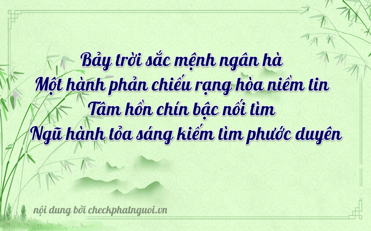 Bài thơ ý nghĩa cho <b>biển số 72E1-70359</b> tại website checkphatnguoi.vn