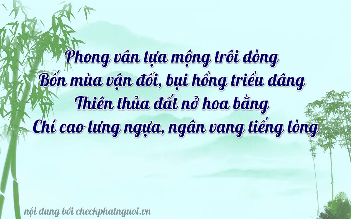 Bài thơ ý nghĩa cho <b>biển số 72F1-39879</b> tại website checkphatnguoi.vn