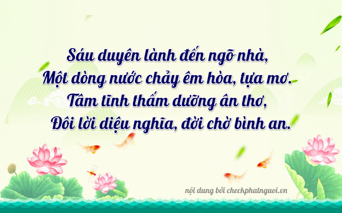 Bài thơ ý nghĩa cho <b>biển số 72F1-60382</b> tại website checkphatnguoi.vn