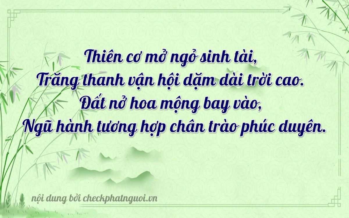 Bài thơ ý nghĩa cho <b>biển số 72G1-01045</b> tại website checkphatnguoi.vn