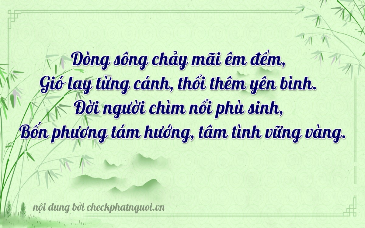 Bài thơ ý nghĩa cho <b>biển số 72G1-49797</b> tại website checkphatnguoi.vn