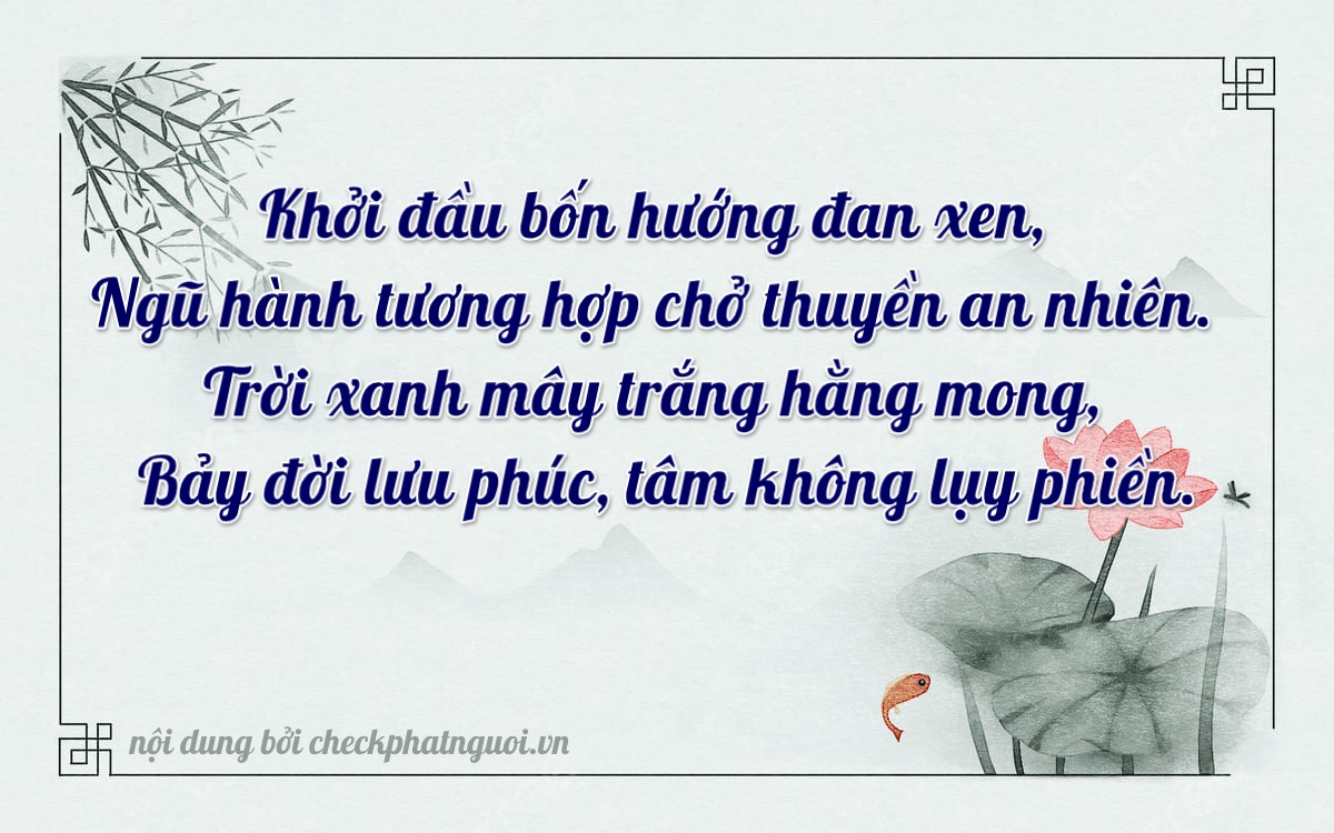 Bài thơ ý nghĩa cho <b>biển số 72H-04709</b> tại website checkphatnguoi.vn