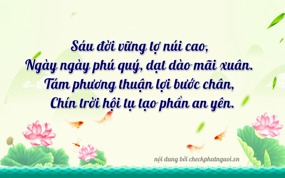 Bài thơ ý nghĩa cho <b>biển số 72H-06829</b> tại website checkphatnguoi.vn