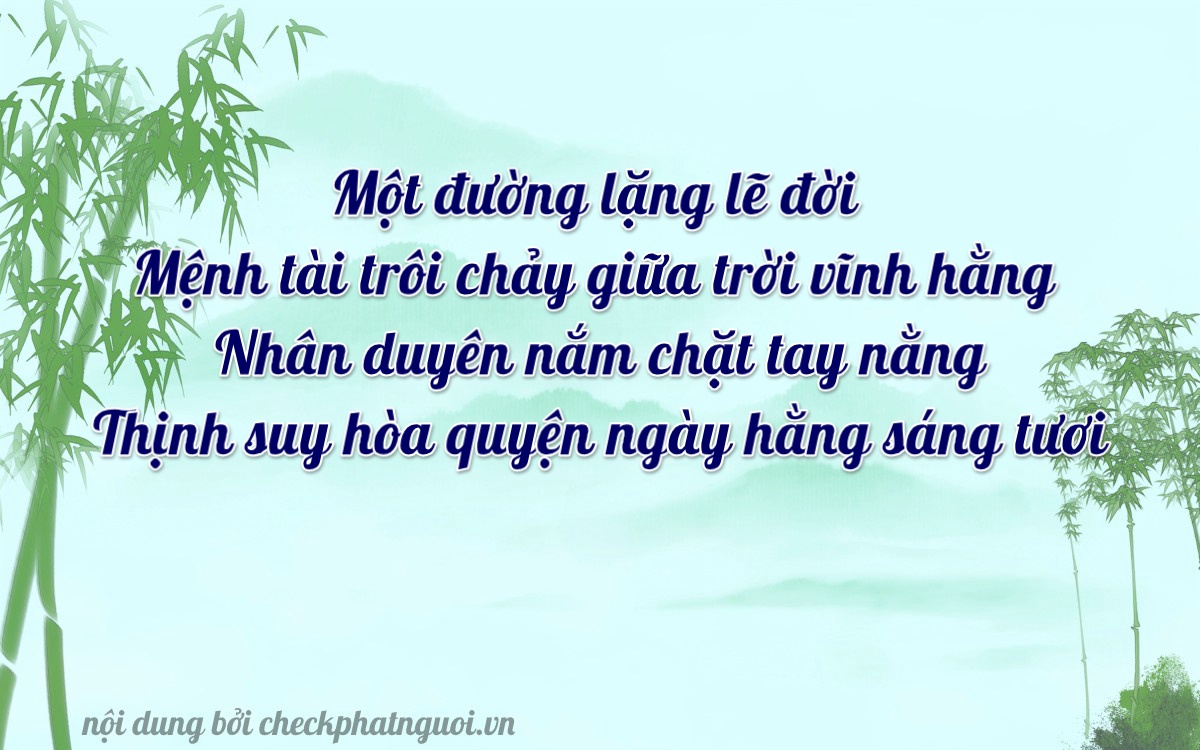 Bài thơ ý nghĩa cho <b>biển số 72K1-12556</b> tại website checkphatnguoi.vn