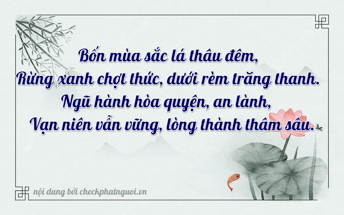 Bài thơ ý nghĩa cho <b>biển số 72K1-45663</b> tại website checkphatnguoi.vn