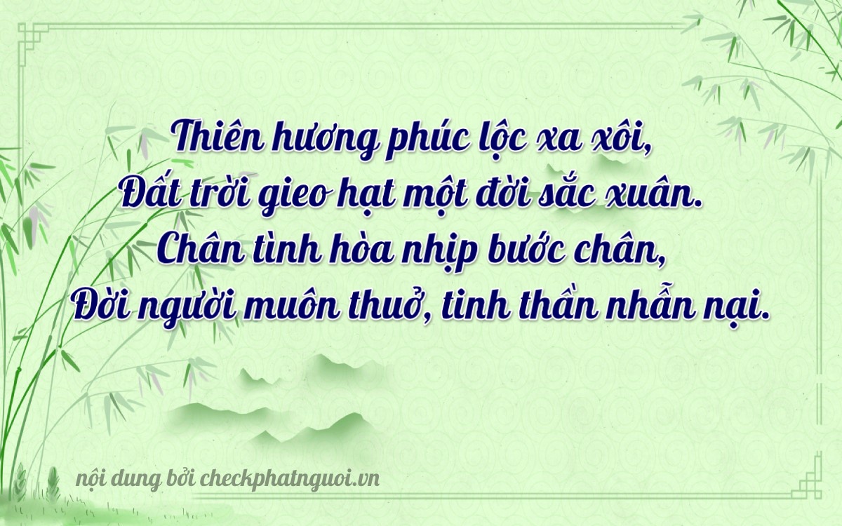 Bài thơ ý nghĩa cho <b>biển số 72K1-46046</b> tại website checkphatnguoi.vn