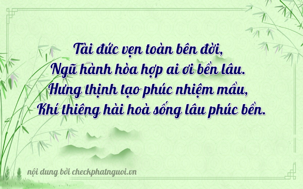 Bài thơ ý nghĩa cho <b>biển số 72K-52333</b> tại website checkphatnguoi.vn